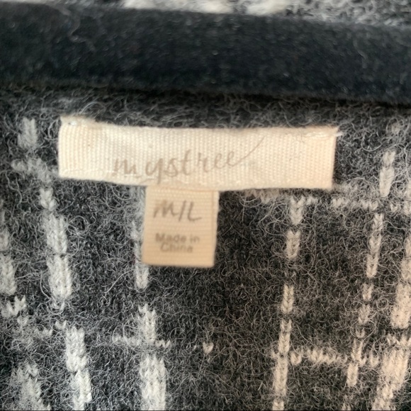 Mystree Wool Blend Snap Front Jacket Size M/L - Picture 2 of 8